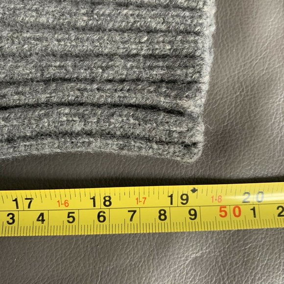 Joseph Abboud 1/4 zip Wool Knit Swearer gray Men's Size Large - Picture 6 of 8
